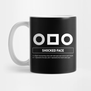 Funny Korean Slang Shocked Face Mug